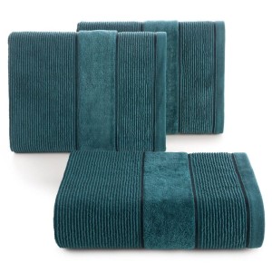 Eurofirany RĘCZNIK EMMA (09) 50 X 90 CM CIEMNOTURKUSOWY