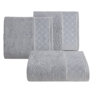 Eurofirany RĘCZNIK MARTHA (05) 50 X 90 CM SREBRNY