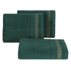 Eurofirany RĘCZNIK APRIL (09) 50 X 90 CM CIEMNOZIELONY