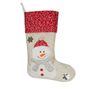 Eurofirany ŚWIĄTECZNA OZDOBA SNOW 50 CM JASNOSZARY