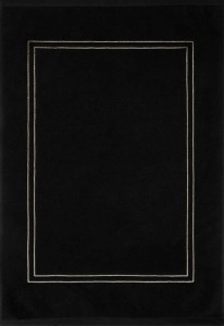 Eurofirany DYWANIK ŁAZIENKOWY OLIVIA (05) 50 X 70 CM CZARNY