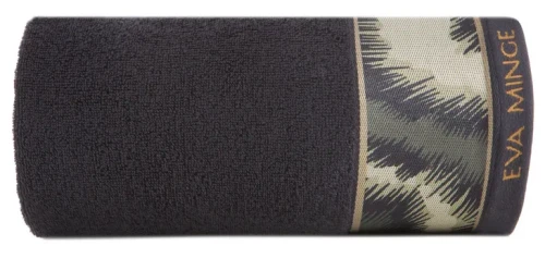 Eurofirany RĘCZNIK EVA 24 50 X 90 CM CZARNY