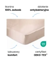 KLARA Prześcieradło Jedwabne Z Gumką 160x200 Beżowe 5
