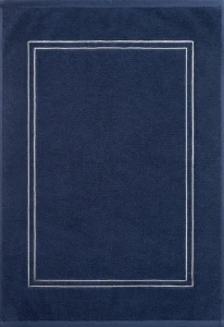 Eurofirany DYWANIK ŁAZIENKOWY OLIVIA (04) 50 X 70 CM GRANATOWY