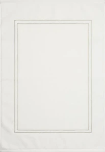 Eurofirany DYWANIK ŁAZIENKOWY OLIVIA (01) 50 X 70 CM BIAŁY
