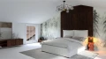 BED DESIGN Łóżko Tapicerowane SIMONE Ramowe 1