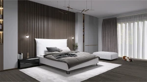 BED DESIGN Łóżko Tapicerowane SIMONE ONE Ramowe 