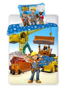 Faro Pościel bawełna 100x135 Bob Budowniczy