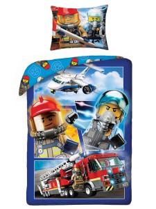 Halantex Pościel bawełna 140x200 Lego City Policja