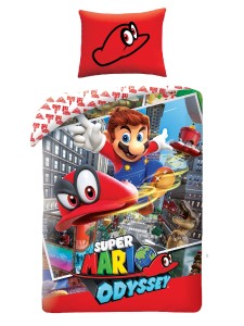 Halantex Pościel bawełna 140x200 Super Mario