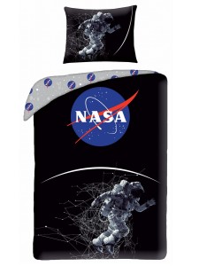 Halantex Pościel bawełna 140x200 Nasa + plecak