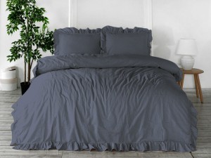 Limasso Pościel bawełniana NATURAL GREY 200x220(P) STONEWASHED