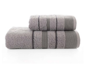 Bilge Ev Tekstil Ręcznik bawełniany frotte REGAL 3093 grey 50x90+70x140 kpl.