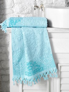 Bilge Ev Tekstil Ręcznik bawełniany OTTOMAN 3167 turquoise  40x60