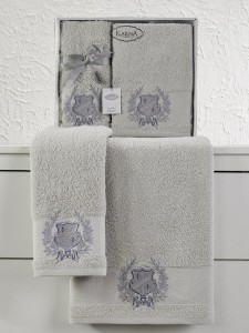 Bilge Ev Tekstil Ręcznik bawełniany frotte DAVIS 3414 beige 50x90+70x140 kpl.