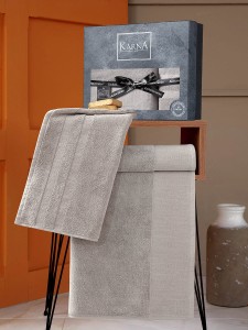 Bilge Ev Tekstil Ręcznik bawełniany frotte MORANO 3470 beige 50x90+70x140 kpl.