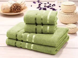 Bilge Ev Tekstil Ręcznik bawełniany frotte BALE 953 green 2x50x80+2x70x140 kpl.