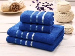 Bilge Ev Tekstil Ręcznik bawełniany frotte BALE 953 sax blue 2x50x80+2x70x140 kpl.
