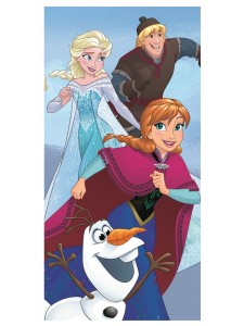 Faro Ręcznik bawełniany 70x140 Frozen Anna Elsa Olaf
