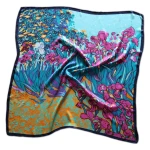KLARA Chusta Jedwabna 90x90 100% Jedwab Morwowy 