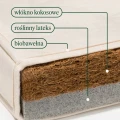 PLANTULE Materac organiczny dla dzieci Lateksowy Ekologiczny