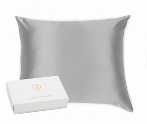 KLARA Poszewka Jedwabna 50x60 Szara 2szt. RABAT 10%
