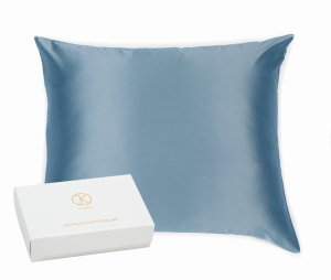 KLARA Poszewka Jedwabna 40x40 Niebieska 2szt. RABAT 10%