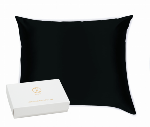 KLARA Poszewka Jedwabna 70x80 Czarna 2szt. RABAT 10%