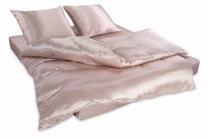 KLARA Pościel Jedwabna 140x200 + 1x70x80 Różowa 2szt. RABAT 10%