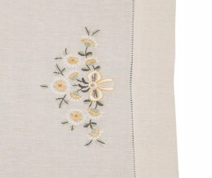 KLARA Serwetka Haftowana Lniana Z MereżkĄ 45x60 2szt. RABAT 10%