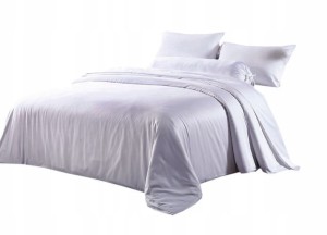 KLARA Pościel Bambusowa 140x200 100% Bambus Biała 2szt. RABAT 10%