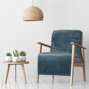 Eurofirany Koc Design 91 Cindy 3 Niebieski 70x160