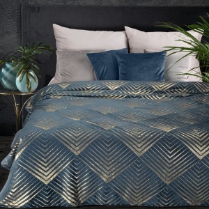 Eurofirany Koc Victoria 1 Granatowy 150x200