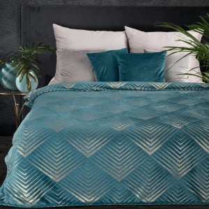 Eurofirany Koc Victoria 2 Turkusowy 150x200