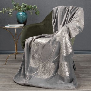 Eurofirany Koc Ginko 2 Grafitowy 150x200