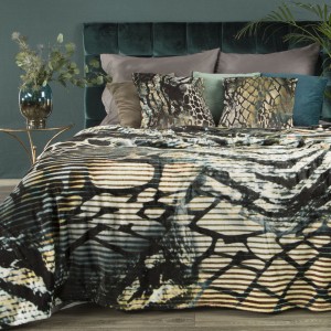 Eurofirany Koc Carla Czarny 150x200