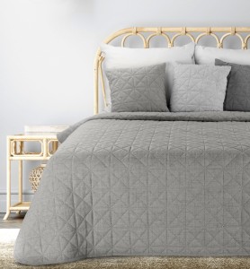 Eurofirany Narzuta Len 2 Stalowa 170x210