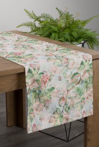 Eurofirany Bieżnik Flore 10 Zielony 40x140