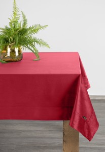 Eurofirany Obrus Velvet Bordowy 145x300