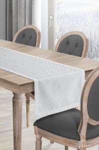 Eurofirany Bieżnik Klara 2 Biały 40x140