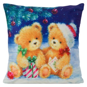 Eurofirany Świąteczna Poszewka Jingle 34 Wielokolorowa 40x40