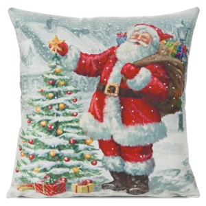 Eurofirany Świąteczna Poszewka Jingle 26 Wielokolorowa 40x40