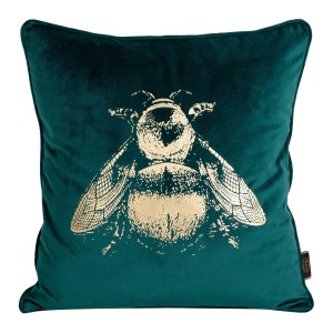 Eurofirany Poszewka Welwetowa Blink Turkusowa 45x45 01