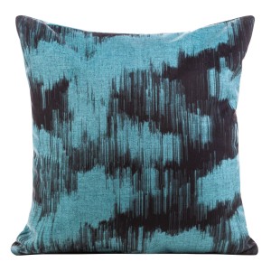 Eurofirany Poszewka Welwetowa Niebla Niebieska 45x45