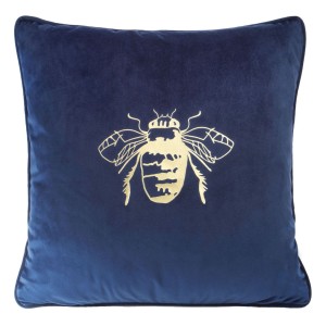 Eurofirany Poszewka Welwetowa Blink 14 Granatowa 45x45