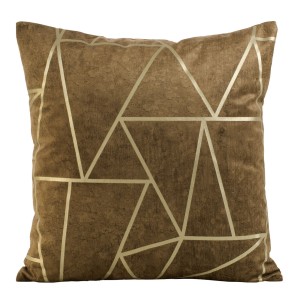 Eurofirany Poszewka Welwetowa Blink 2 Brązowa 45x45 01