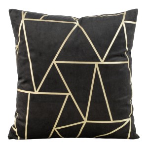 Eurofirany Poszewka Welwetowa Blink 2 Czarna 45x45 03