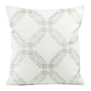 Eurofirany Poszewka Welwetowa Blink 3 Biała 45x45