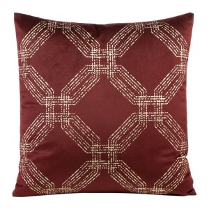 Eurofirany Poszewka Welwetowa Blink 3 Ceglana 45x45