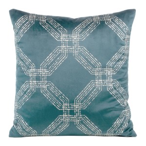 Eurofirany Poszewka Welwetowa Blink 3 Niebieska 45x45